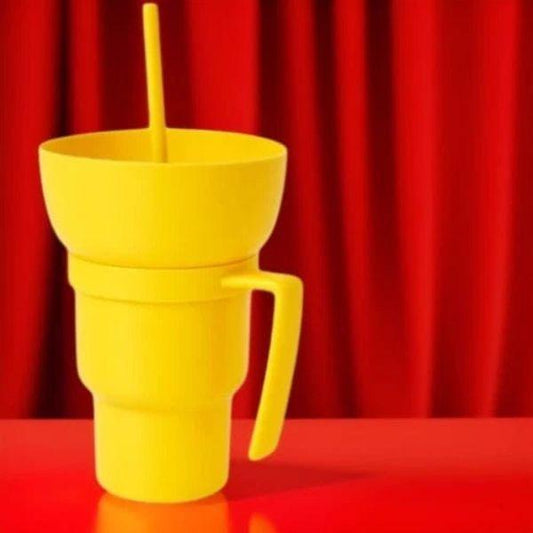 Stadium Tumbler Snack Drink Cup 32 Oz 2-in-1