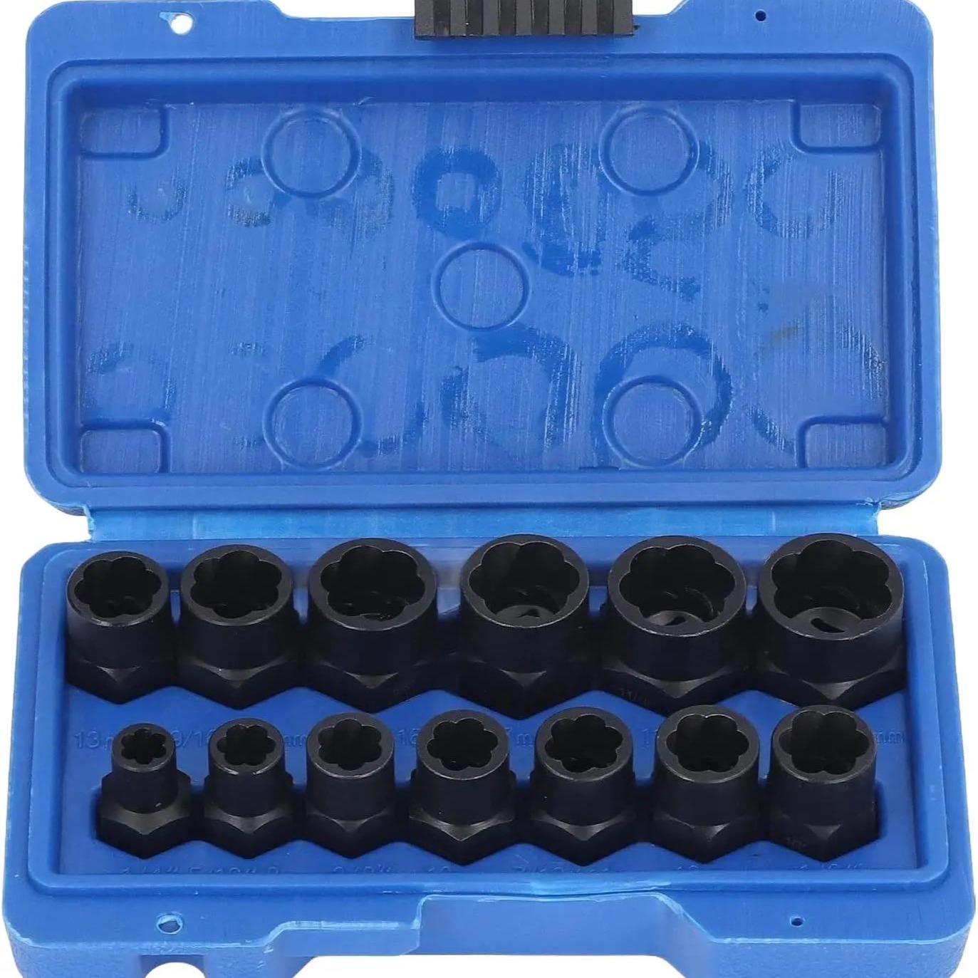 13-Piece Bolt Extractor Socket Set