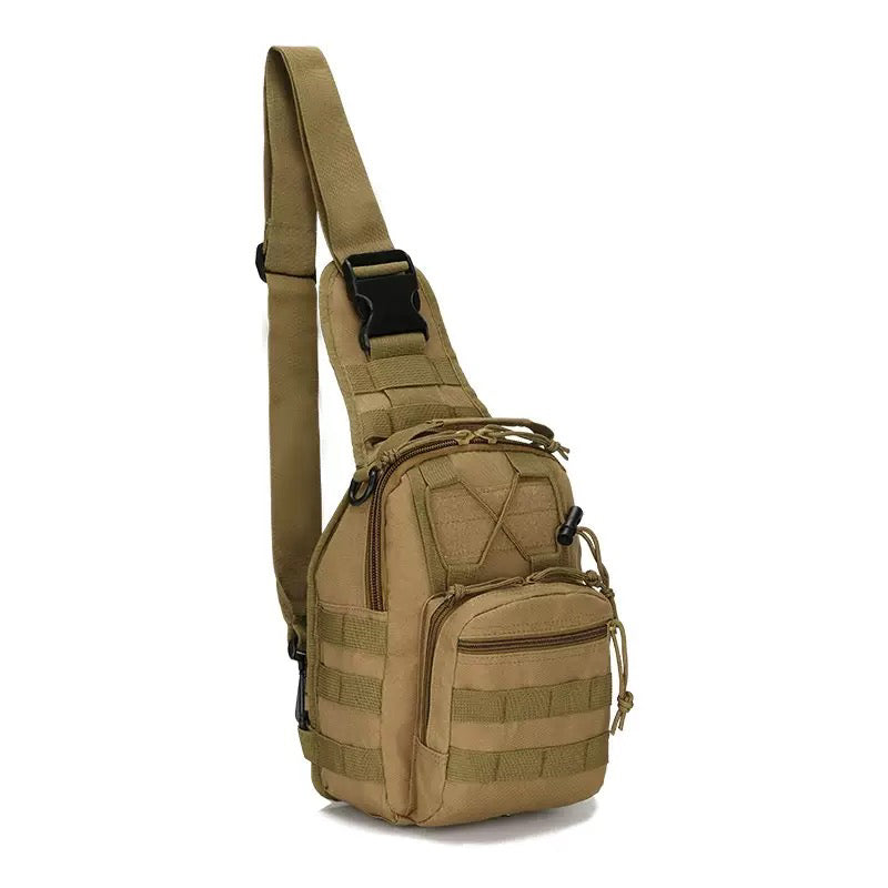 Tactical Sling Chest Bag — MOLLE Crossbody Backpack for EDC, Hiking &camping; Travel