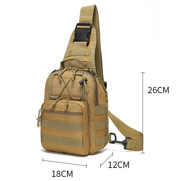 Tactical Sling Chest Bag — MOLLE Crossbody Backpack for EDC, Hiking &camping; Travel