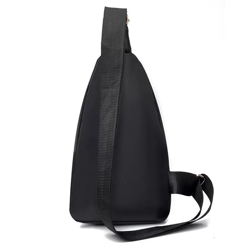Quilted Water-Resistant Crossbody Bag