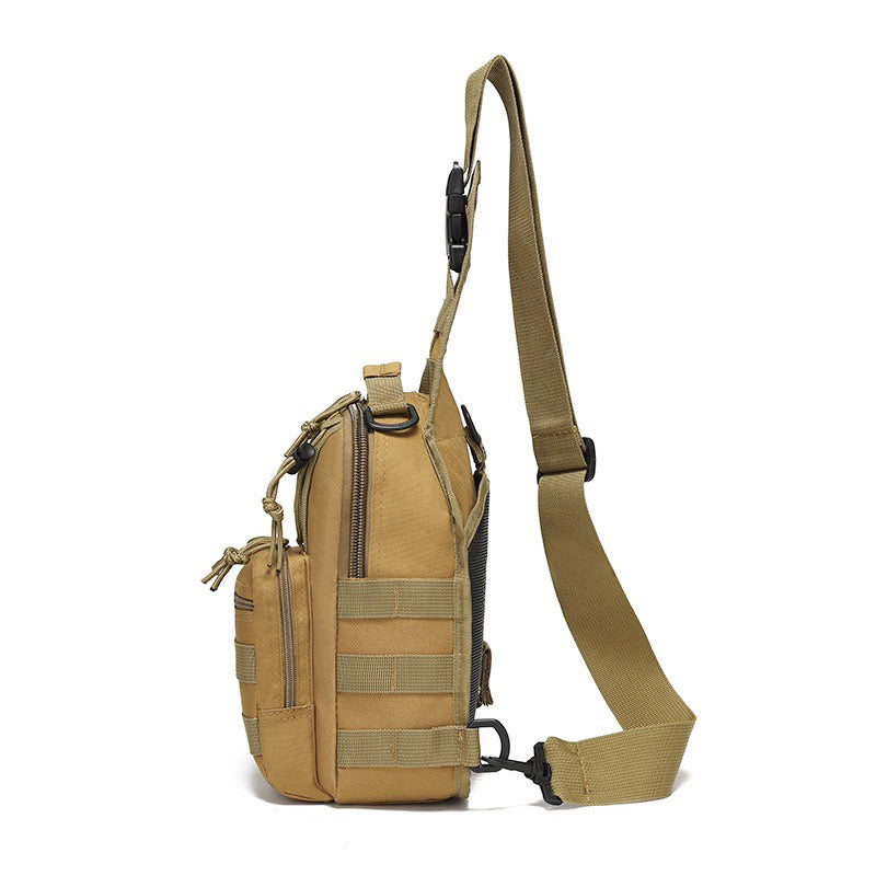 Tactical Sling Chest Bag — MOLLE Crossbody Backpack for EDC, Hiking &camping; Travel