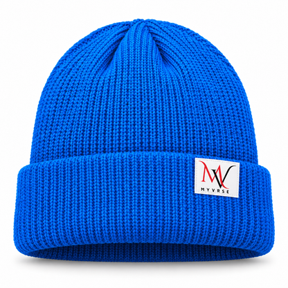 Winter Ribbed Knit Cuffed Beanie – Unisex Winter Hat