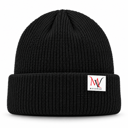 Winter Ribbed Knit Cuffed Beanie – Unisex Winter Hat