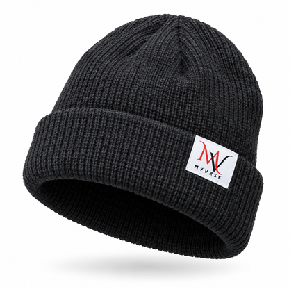 Winter Ribbed Knit Cuffed Beanie – Unisex Winter Hat