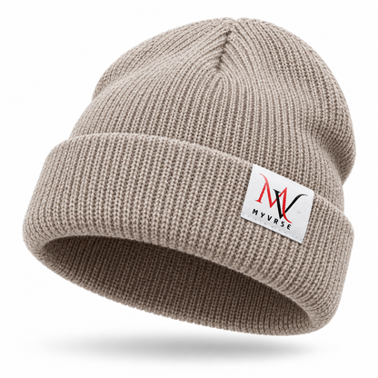 Winter Ribbed Knit Cuffed Beanie – Unisex Winter Hat