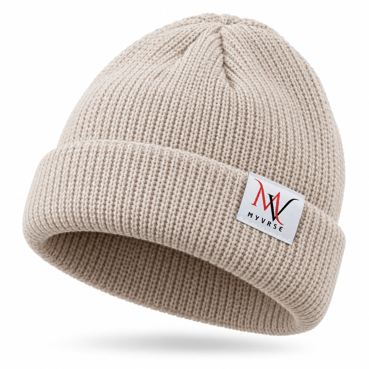 Winter Ribbed Knit Cuffed Beanie – Unisex Winter Hat