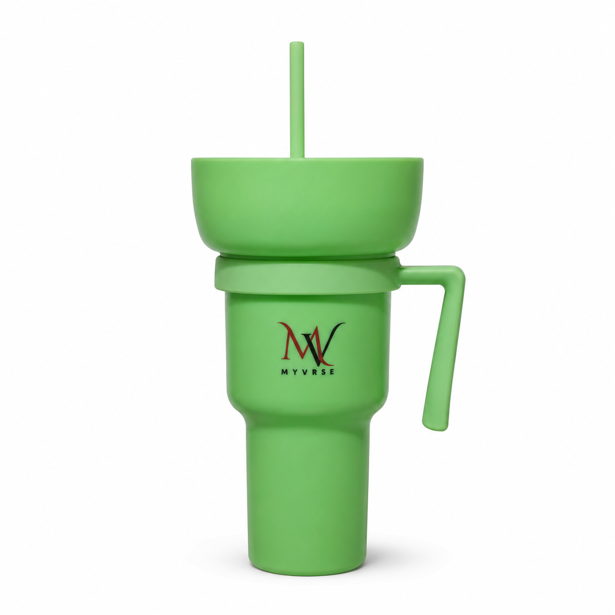 MYVRSE 32 oz Stadium Tumbler with Snack Bowl, Lid & Straw