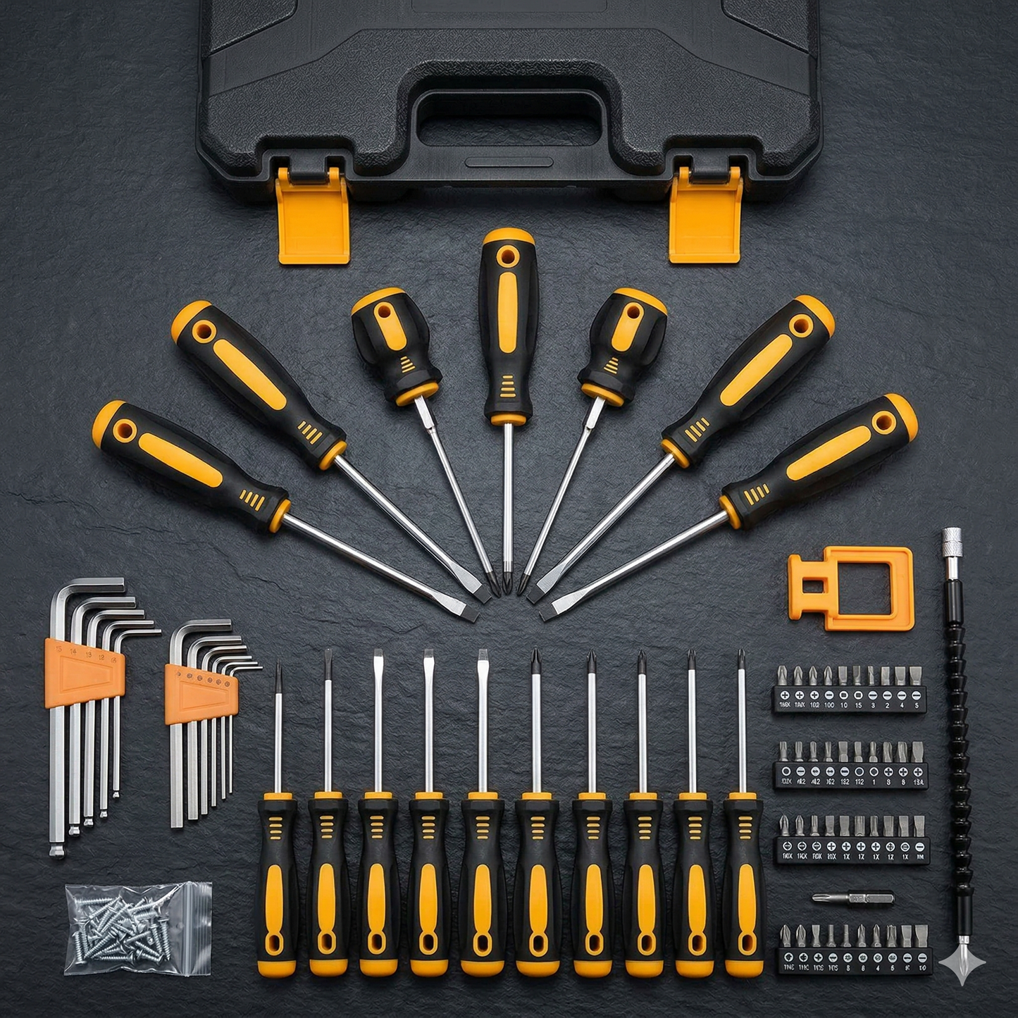 53-Piece Magnetic Screwdriver Set