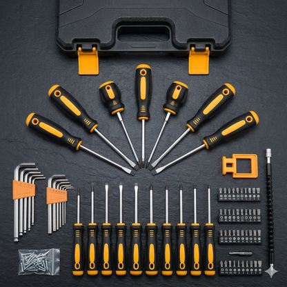 53-Piece Magnetic Screwdriver Set