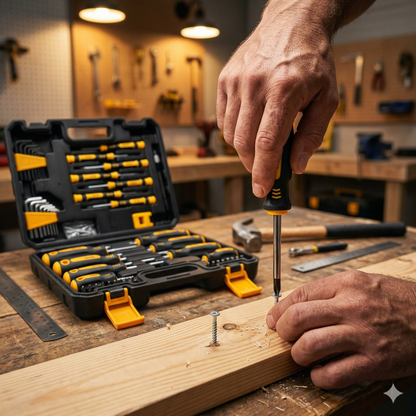 53-Piece Magnetic Screwdriver Set