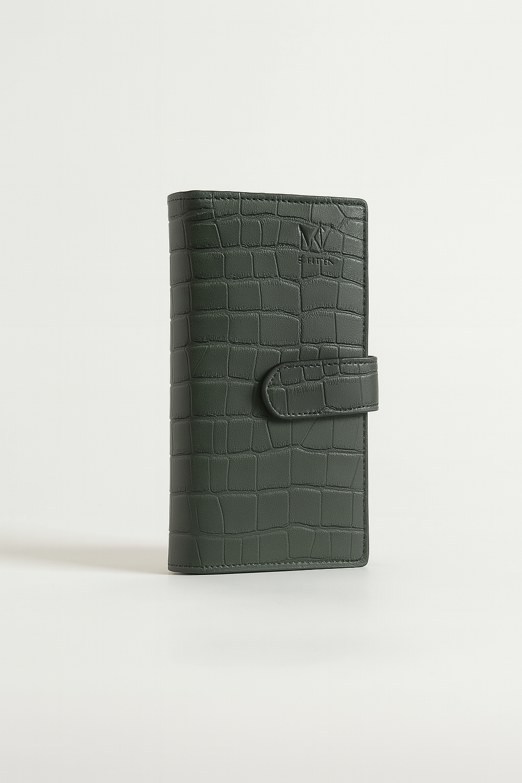 Women's Crocodile Texture Wallet — Green