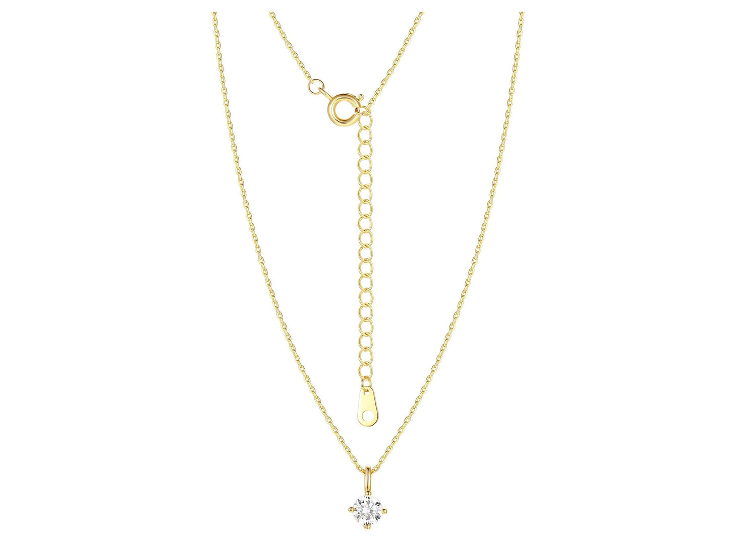 Mother of Pearl & Cubic Zirconia Butterfly Necklaces in 14KT Gold Flash Plated.