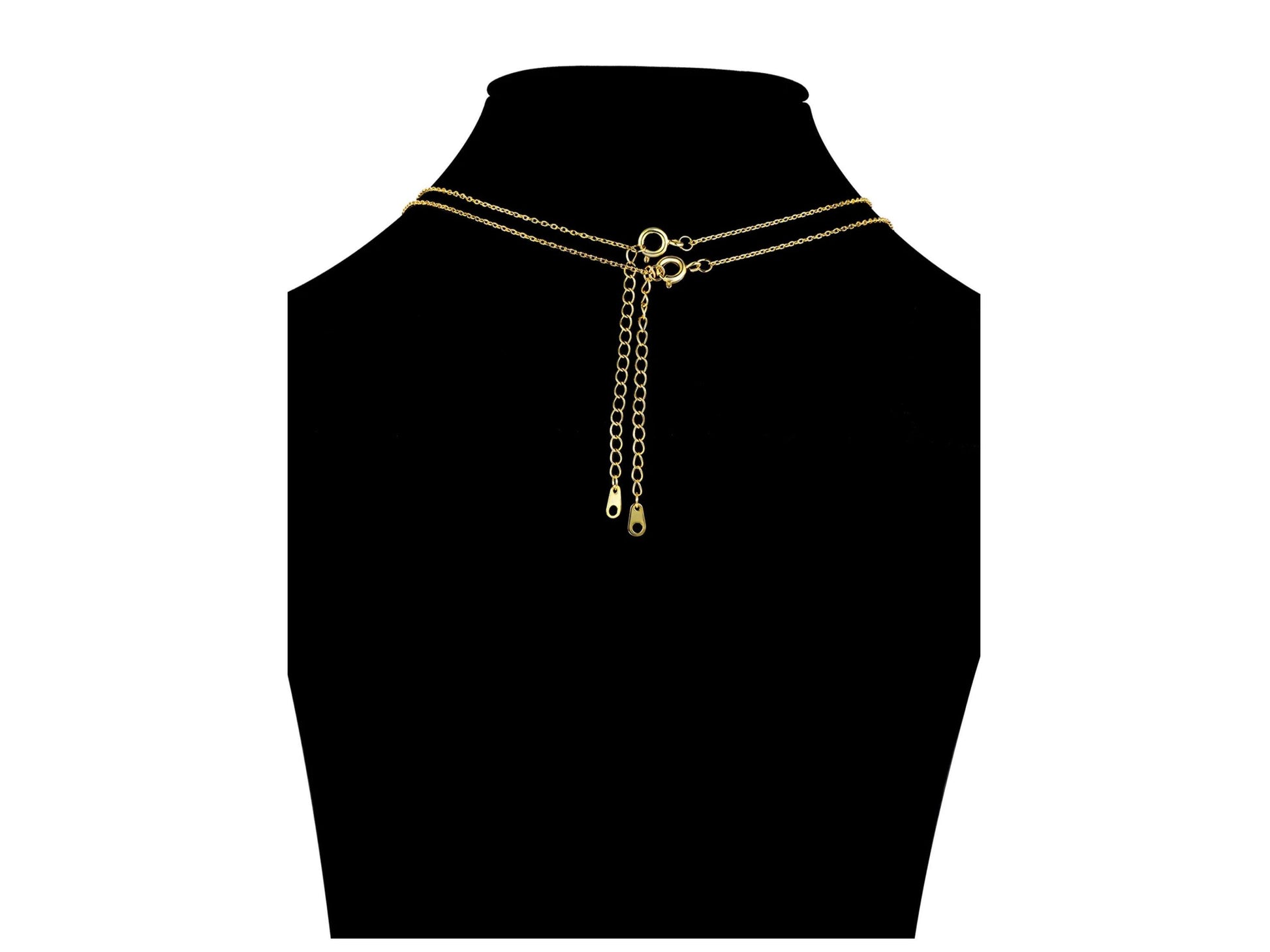 Mother of Pearl & Cubic Zirconia Butterfly Necklaces in 14KT Gold Flash Plated.