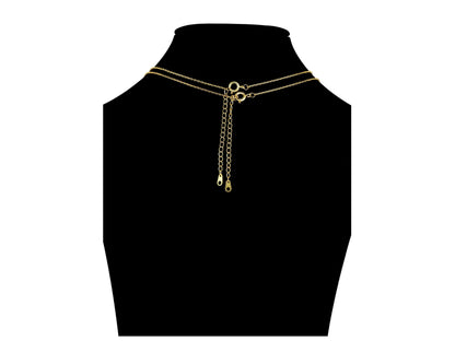 Mother of Pearl & Cubic Zirconia Butterfly Necklaces in 14KT Gold Flash Plated.