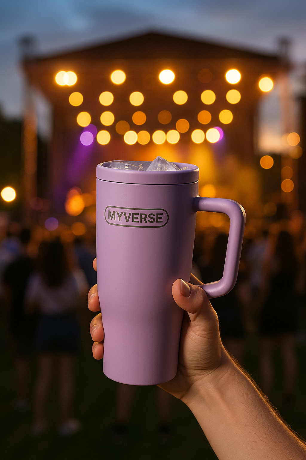 MYVERSE 40oz Purple Tumbler