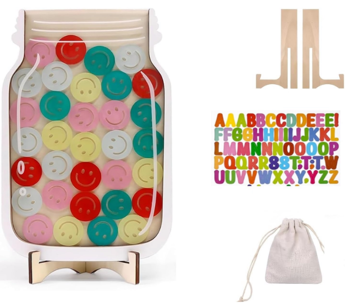 MYVERSE Magnetic Reward Chart Smiley 2 design front