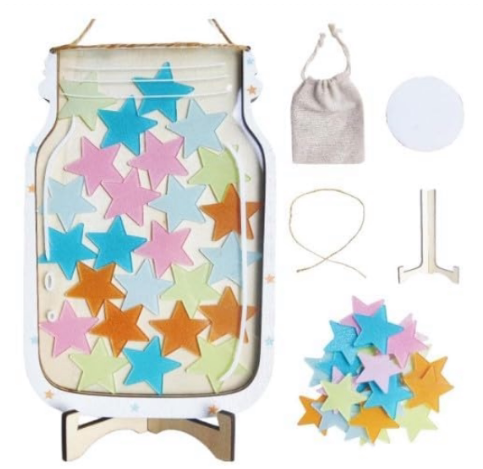 MYVERSE Magnetic Reward Chart Star 2 design front