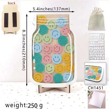 Magnetic Reward Chart — Wooden Stars, Personalized