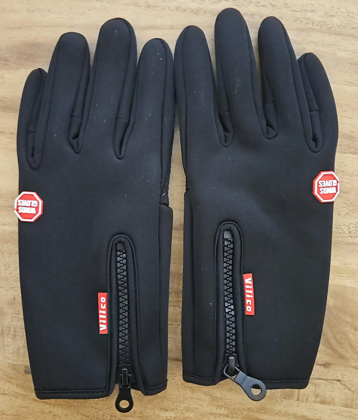 Touchscreen Winter Gloves with Zipper Cuff – Fleece-Lined, Wind-Resistant, Non-Slip Palm, Unisex