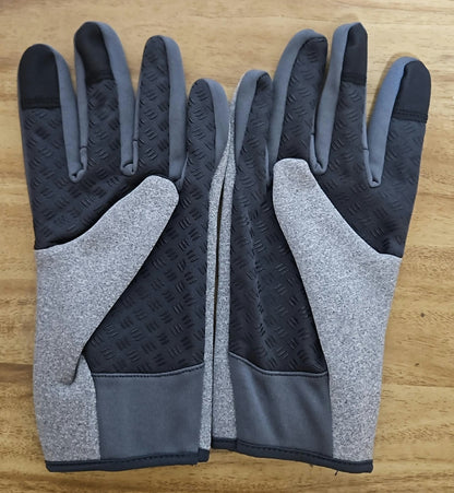 Touchscreen Winter Gloves with Zipper Cuff – Fleece-Lined, Wind-Resistant, Non-Slip Palm, Unisex
