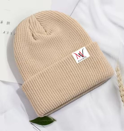 Winter Ribbed Knit Cuffed Beanie – Unisex Winter Hat