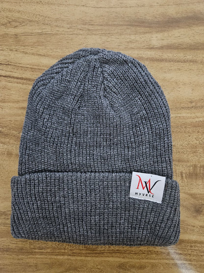 Winter Ribbed Knit Cuffed Beanie – Unisex Winter Hat