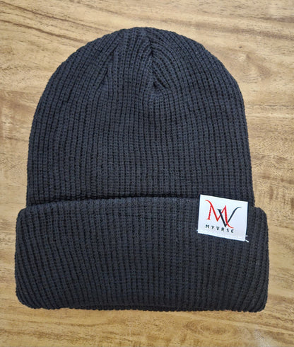 Winter Ribbed Knit Cuffed Beanie – Unisex Winter Hat