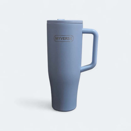 40oz Tumbler with Handle & Straw Lid – Insulated Stainless Steel Travel Mug