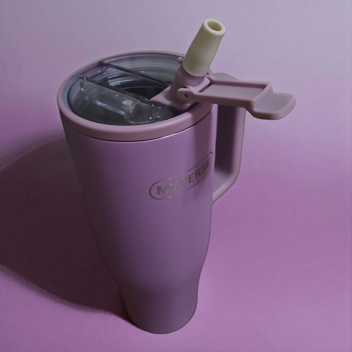 40oz Tumbler with Handle & Straw Lid – Insulated Stainless Steel Travel Mug
