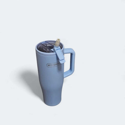 40oz Tumbler with Handle & Straw Lid – Insulated Stainless Steel Travel Mug