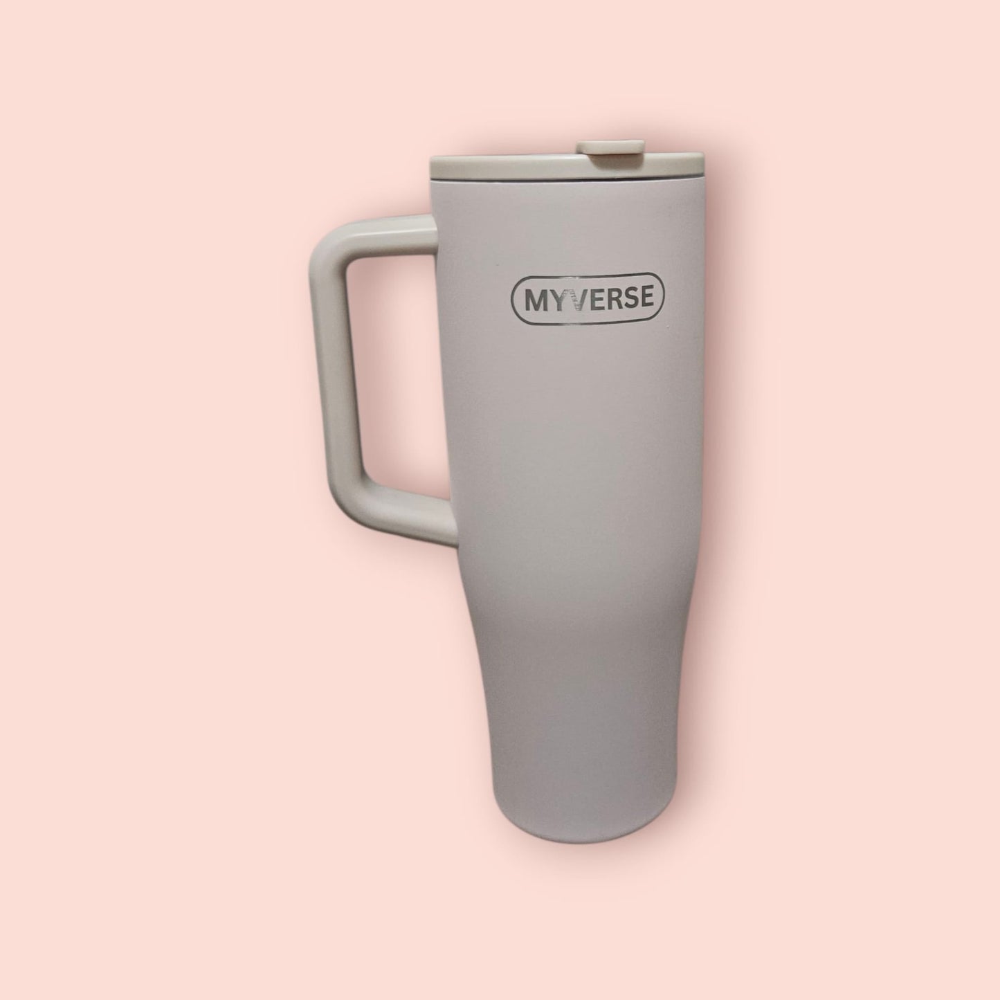 40oz Tumbler with Handle & Straw Lid – Insulated Stainless Steel Travel Mug