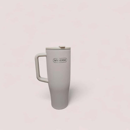 40oz Tumbler with Handle & Straw Lid – Insulated Stainless Steel Travel Mug