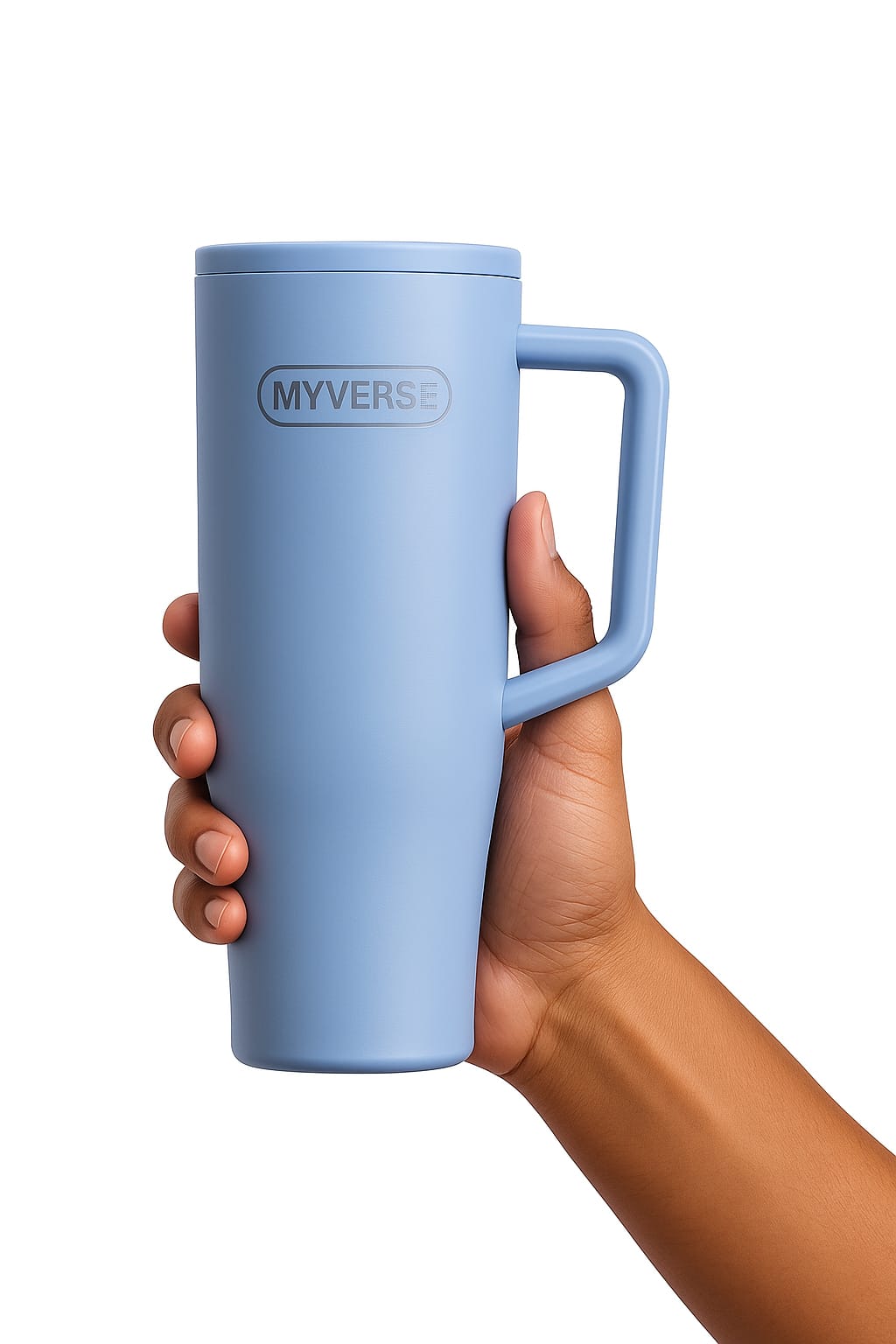 40oz Tumbler with Handle & Straw Lid – Insulated Stainless Steel Travel Mug