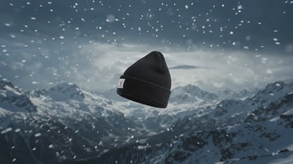 Winter Ribbed Knit Cuffed Beanie – Unisex Winter Hat
