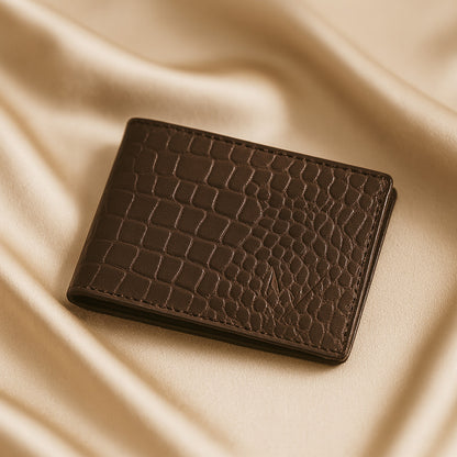 MYVERSE leather wallet detail