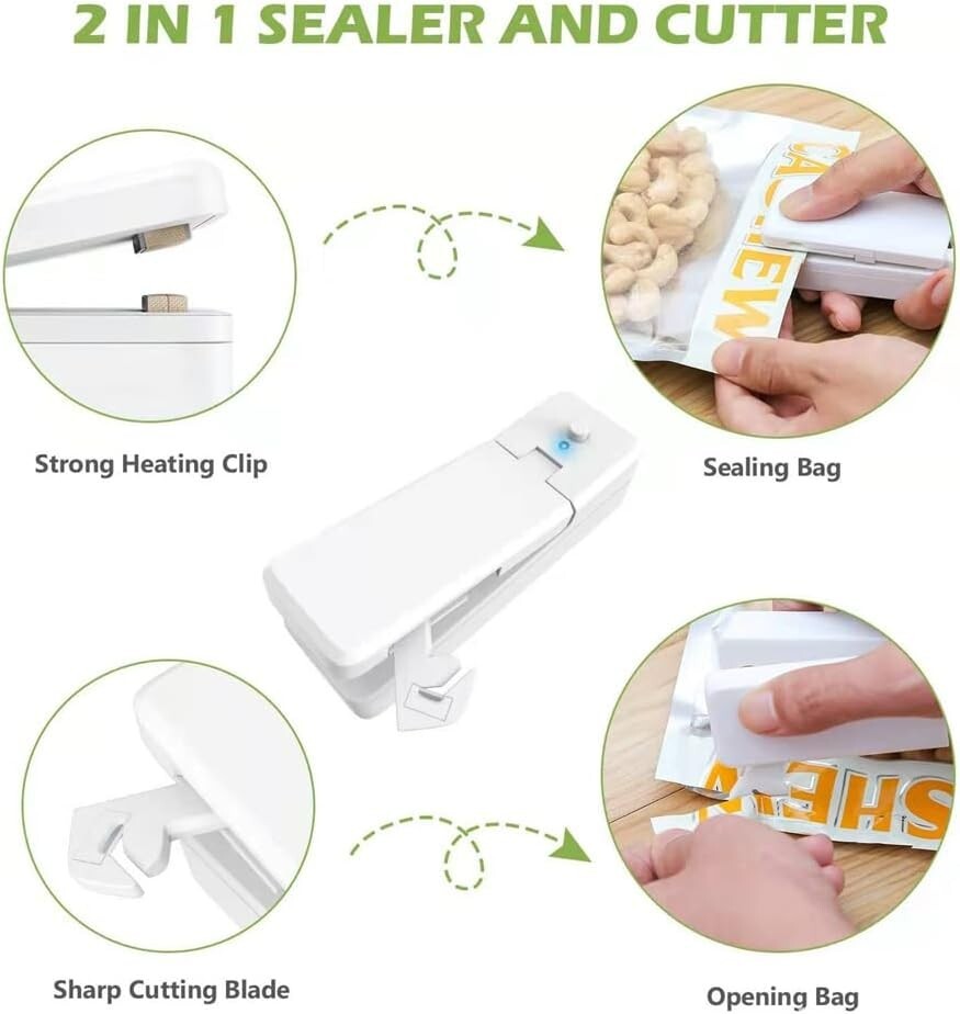 Mini portable bag sealer and cutter - view 5