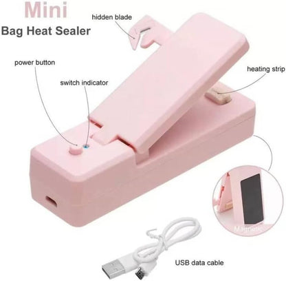 Mini portable bag sealer and cutter - view 2