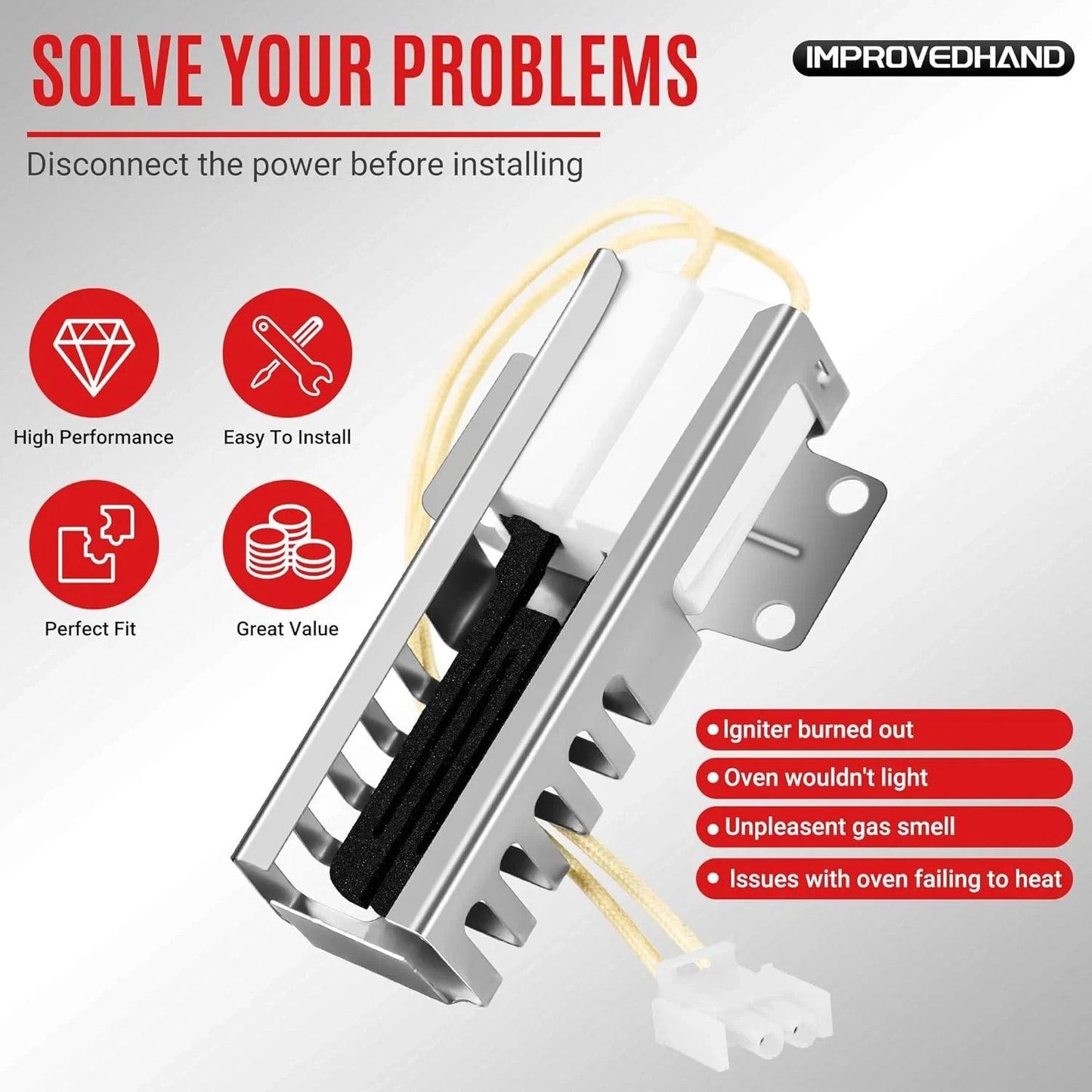 Oven igniter compatibility and specs