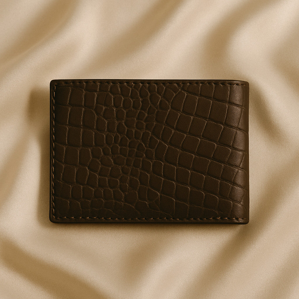 MYVERSE leather wallet detail