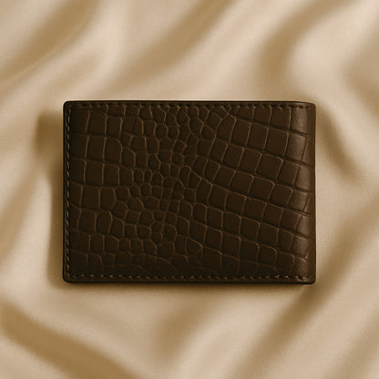 MYVERSE leather wallet detail