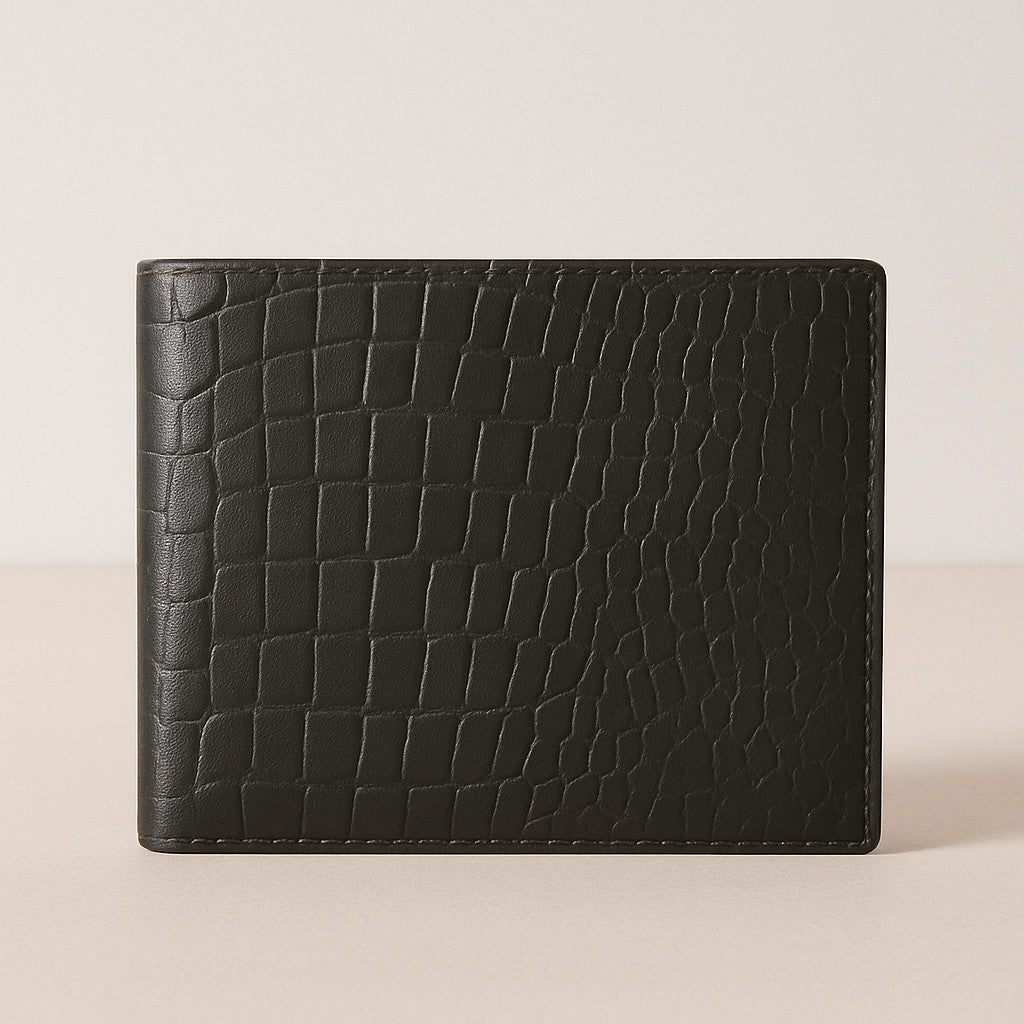 MYVERSE leather wallet detail