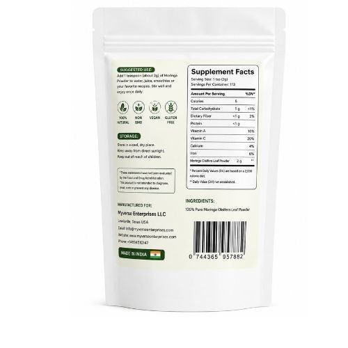 Organic Moringa Leaf Powder detail