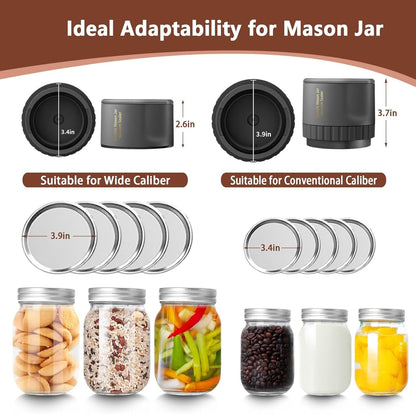 Mason jar vacuum sealer kit contents
