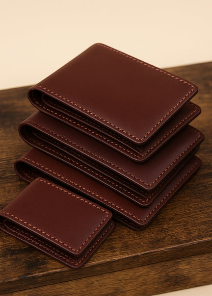 MYVERSE leather wallet detail