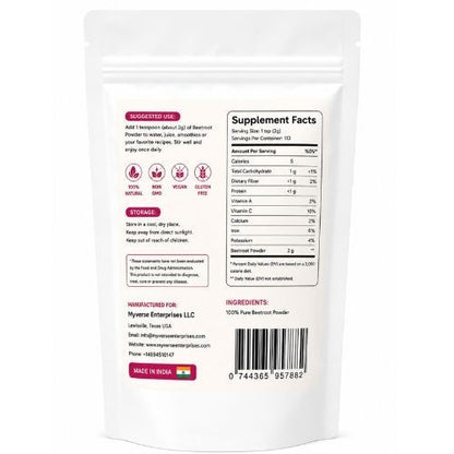 Organic Beet Root Powder detail