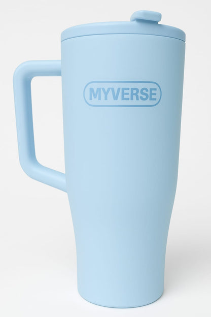 40oz Tumbler with Handle & Straw Lid – Insulated Stainless Steel Travel Mug